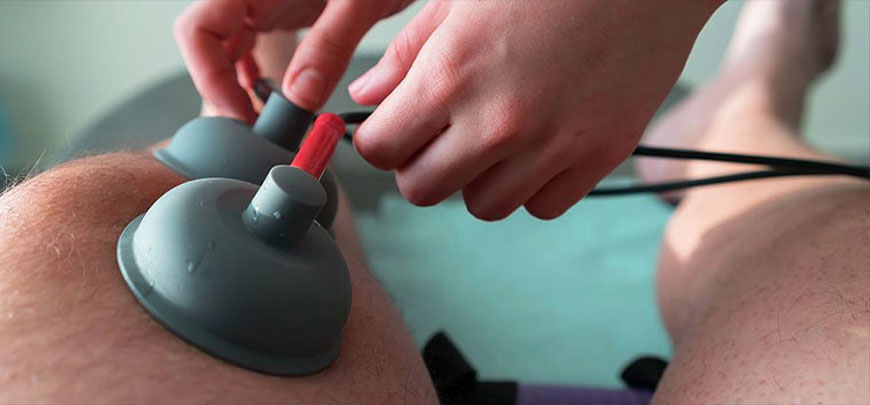 patient receiving Electroanalgesic Therapy